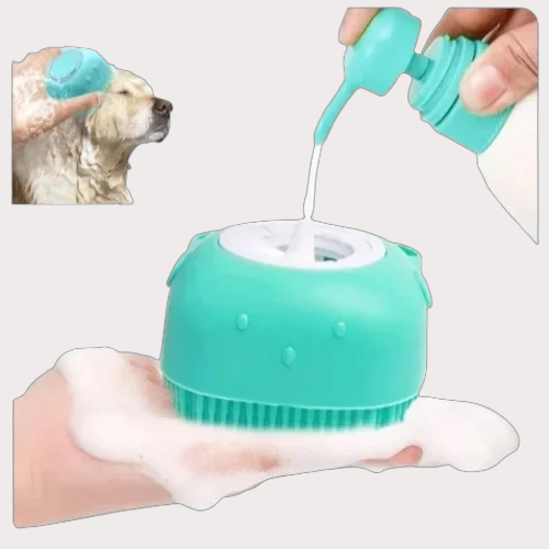 Brosse de bain pour chien