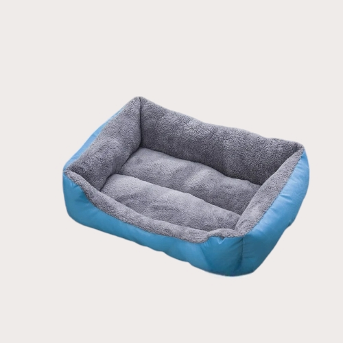 Panier pour chien et chat doudou coloris bleu 