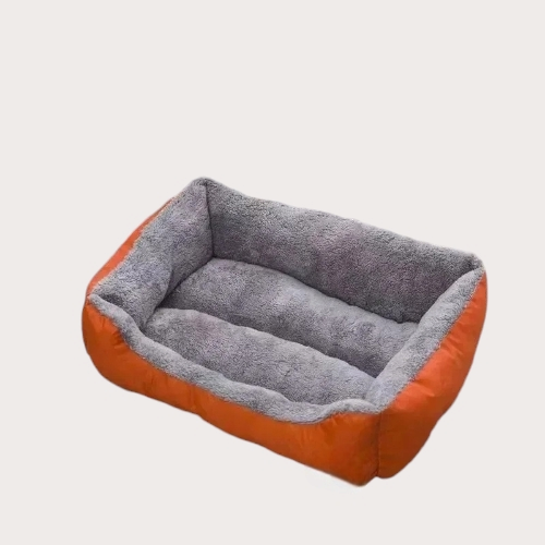 Panier pour chien et chat doudou coloris orange 